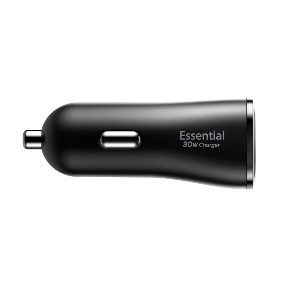 Автомобильная зарядка Spigen ESSENTIAL EV302 2-PORT 30W BLACK