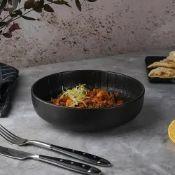 Салатник 950 мл d 20 см h5,5 cм Black Raw Wood P.L. Proff Cuisine [6]