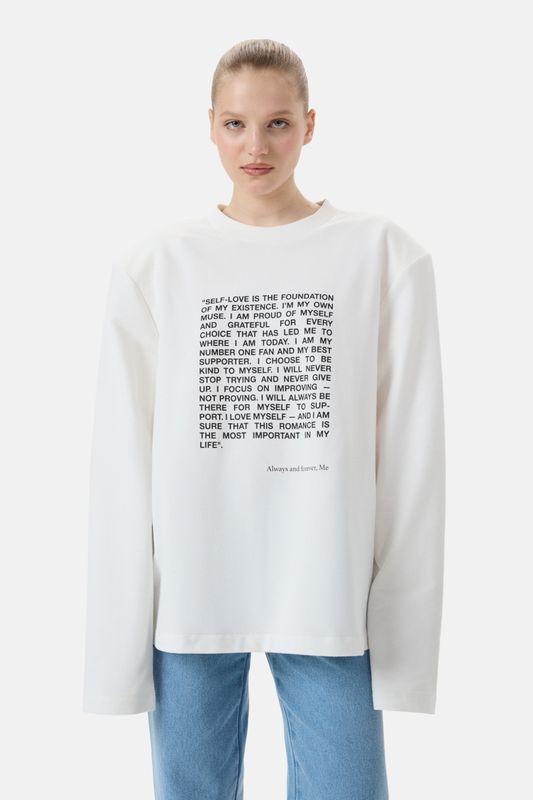 Лонгслив Self-love