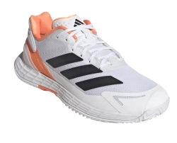 Теннисные кроссовки Adidas Defiant Speed 2 M - cloud white/core black/lucid orange