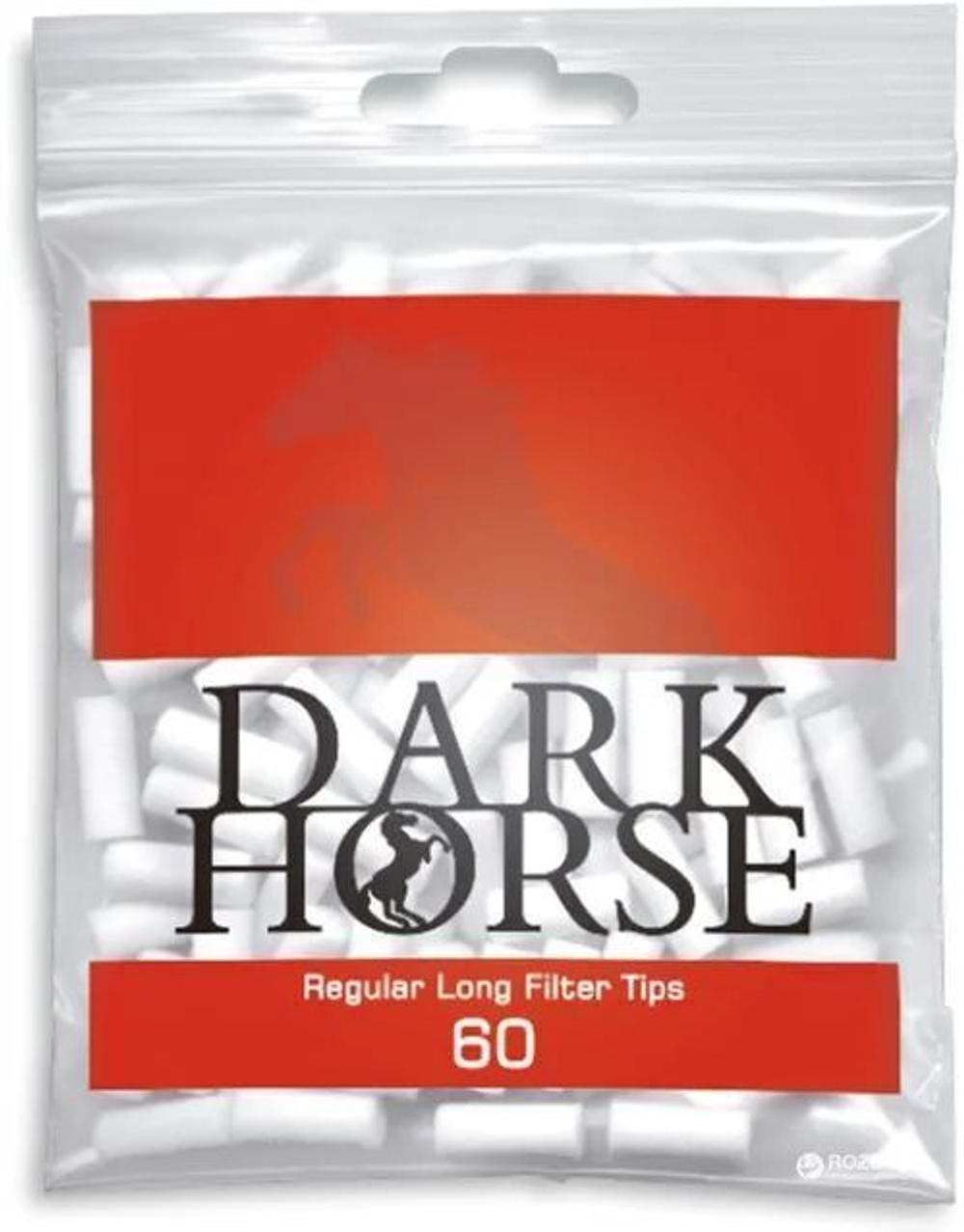 Фильтры для сигарет "Dark Horse" Long Filter Regular 8mm 60шт