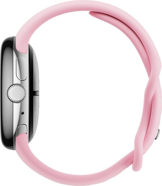 Умные часы Google Pixel Watch 3 41mm Wi-Fi (Polished Silver/Rose Quartz)