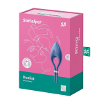 Синее эрекционное кольцо-лассо 2,6-6см Satisfyer Duelist