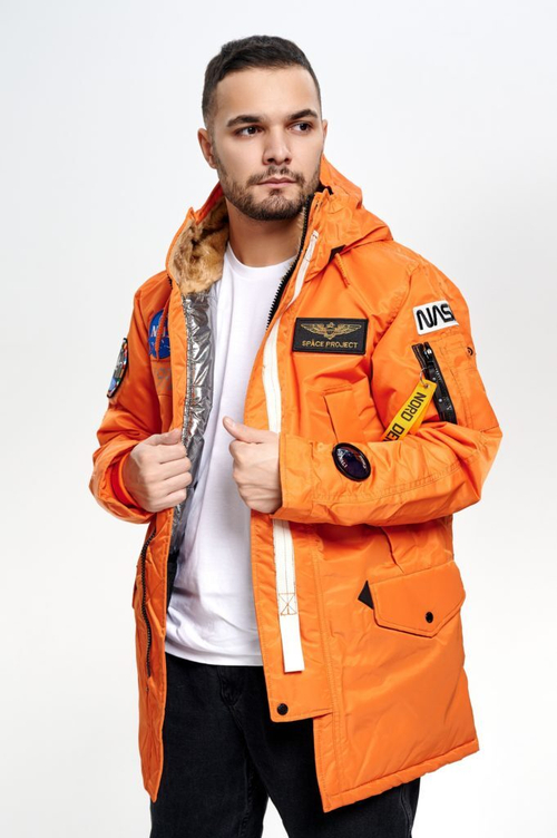 Куртка Аляска Nord Denali Space NASA (оранжевая - orange)