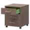Тумба подкатная АТЛ-03 Темный шимо 440x450x580 Арго