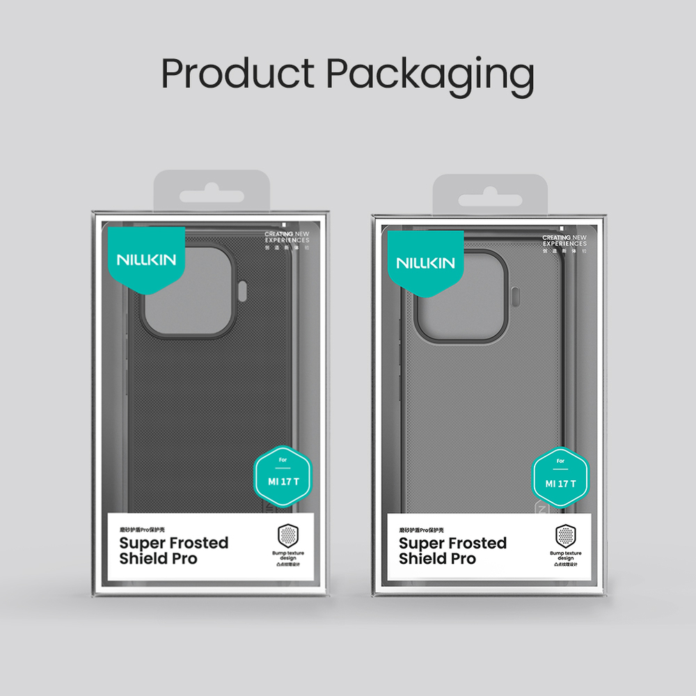 Чехол для смартфона Xiaomi 17T, серия Super Frosted Shield Pro (Clear version) прозрачный тонированный от Nillkin