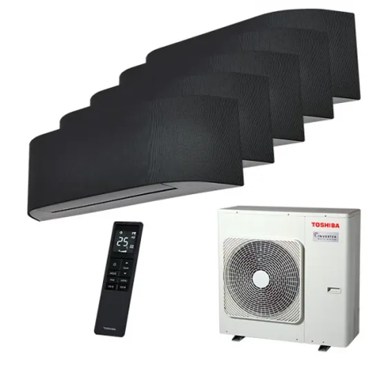 Мультисплит система на 5 комнат Toshiba RAS-B10N4KVRG-E x 5 / RAS-5M34G3AVG-E