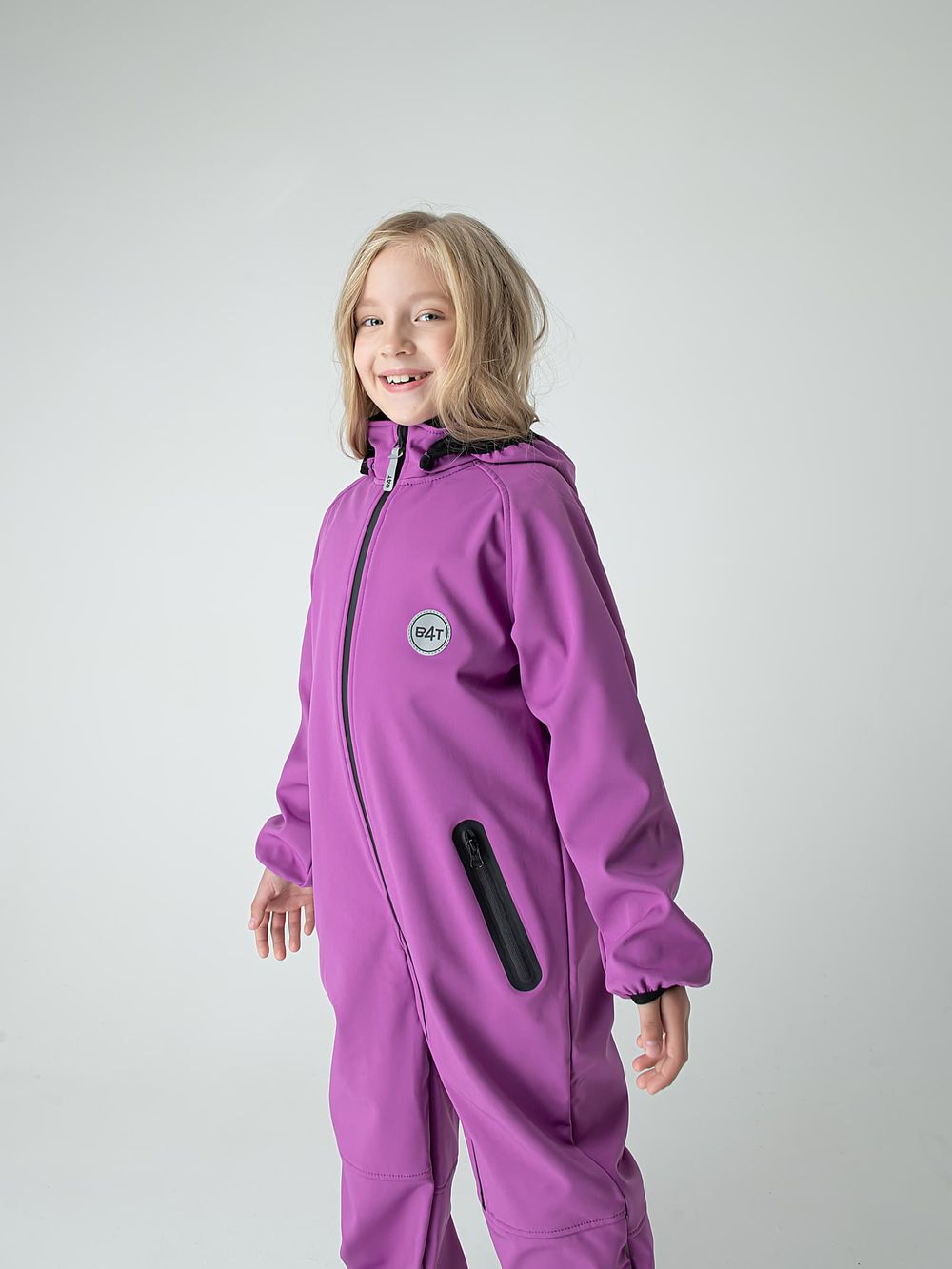 Комбинезон Softshell демисезонный "Сирень" подростковый