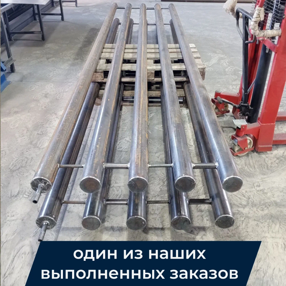 Регистр отопления РЗП-5x133x4,0-5000 пятирядный змеевиковый с плоскими заглушками
