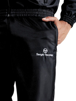 Мужские теннисные штаны Sergio Tacchini Carson 024 - чёрный/белый