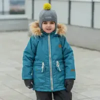 Парка зимняя мембранная на меху "Изумруд"