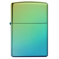 Зажигалка зеленая глянцевая Zippo Classic с покрытием High Polish Teal