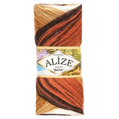 Пряжа Alize (Ализе) Burcum Batik / уп.5 мот. по 100 г, 210м, 2626 секционный A