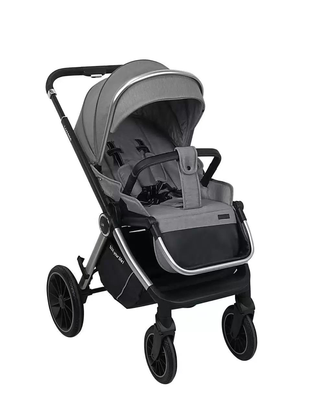 Детская модульная коляска Luxmom 750, автолюлька /выдвижная ручка /цвета