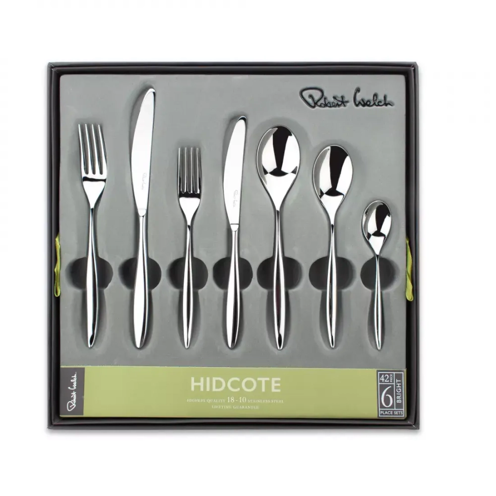 Набор столовых приборов 42 предмета на 6 персон Robert Welch Hidcote Bright
