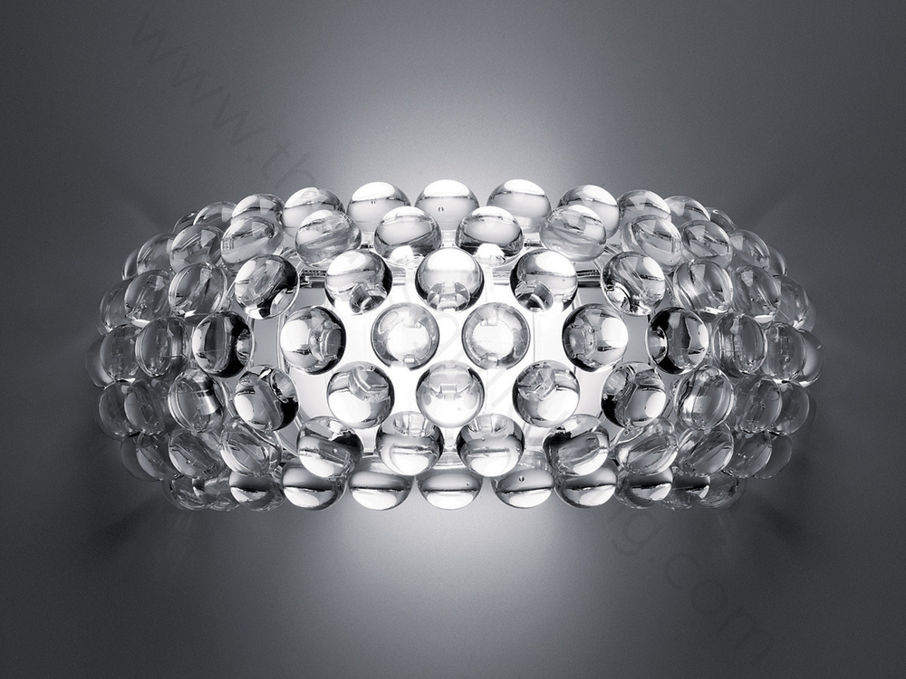 Wall design lamp  CABOCHE media by Foscarini (Amber)