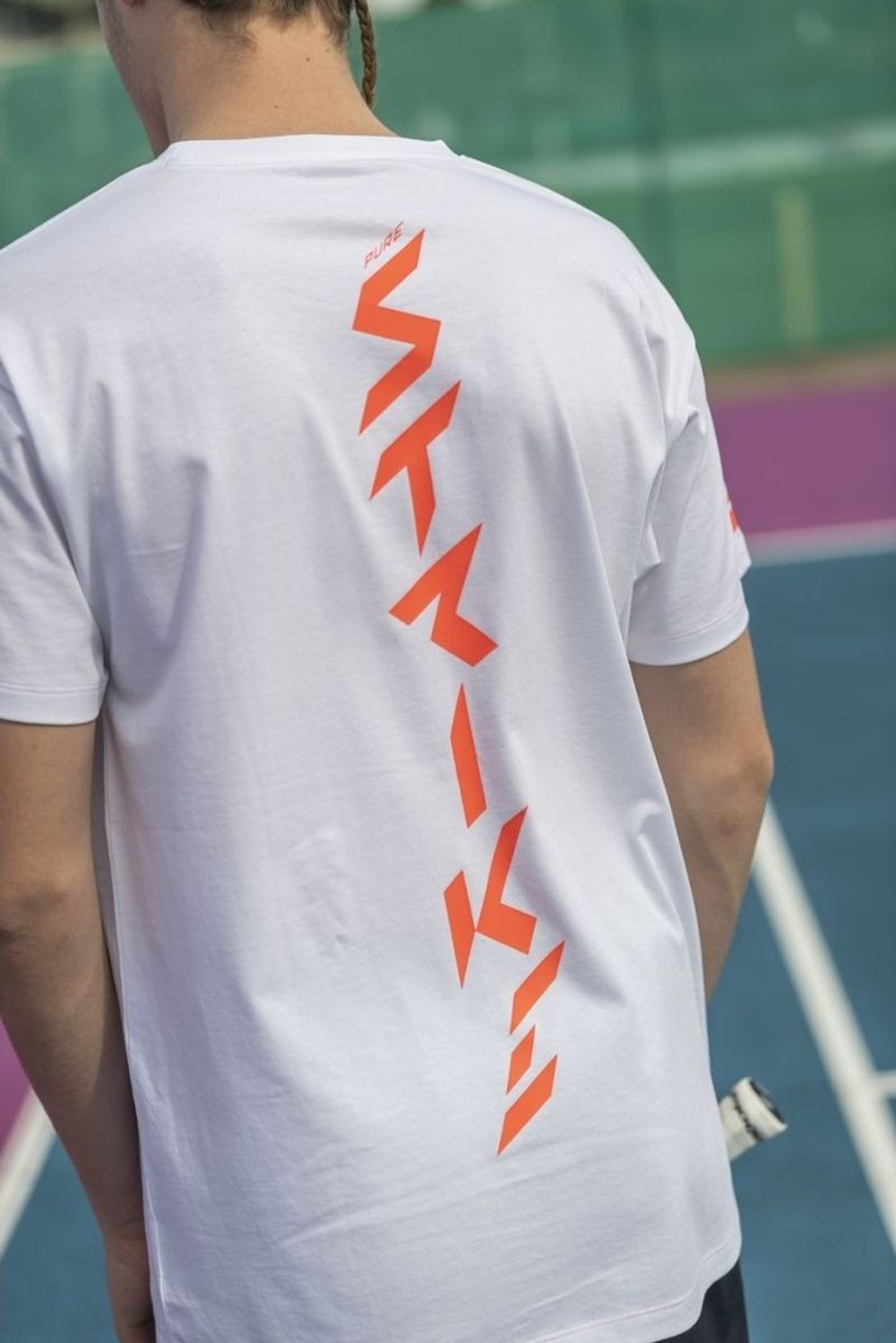 Мужская теннисная футболка Babolat Strike Cotton T-Shirt - белый