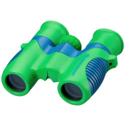 Бинокль детский Bresser Junior 6x21 в зеленом и синем цвете крупным планом