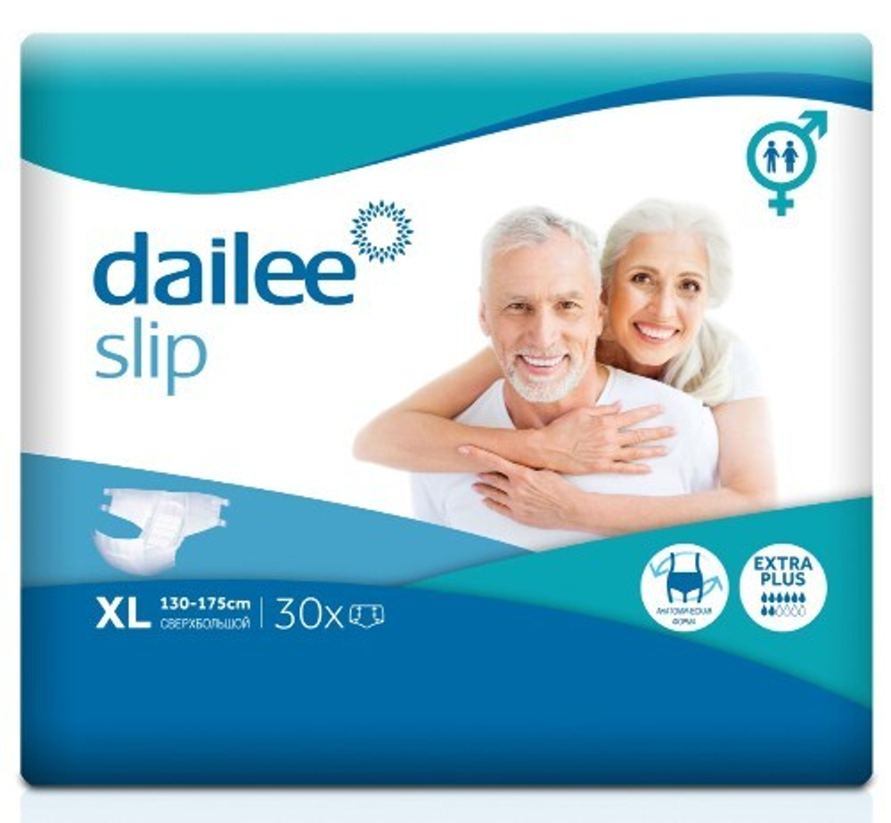 Подгузники для взрослых DAILEE SUPER X‑Large (XL), 30 шт.