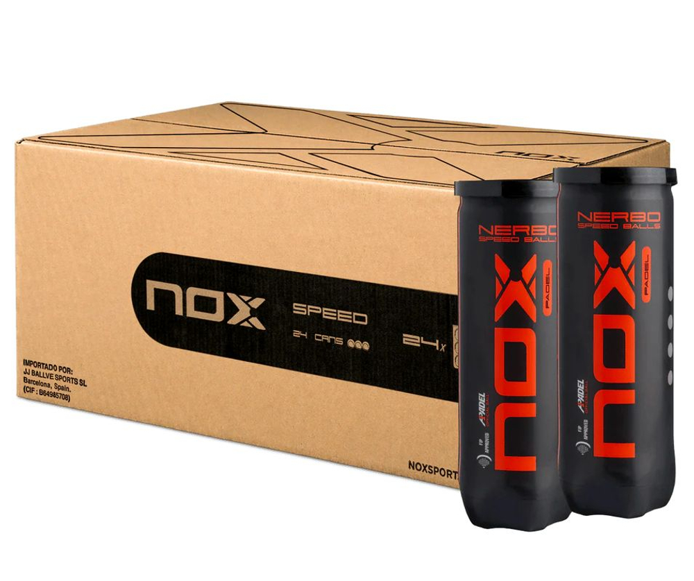 Мячи для Padel NOX Nerbo Speed Balls 24 x 3B