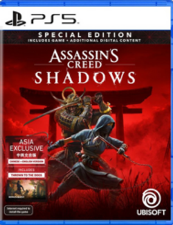 Assassin´s Creed: Shadows Special Edition (диск для PS5, интерфейс и субтитры на русском языке)