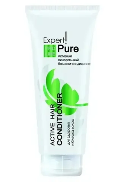 Бальзам для волос кондиционер EXPERT PURE Активный минеральный с морским шелком 200 мл.