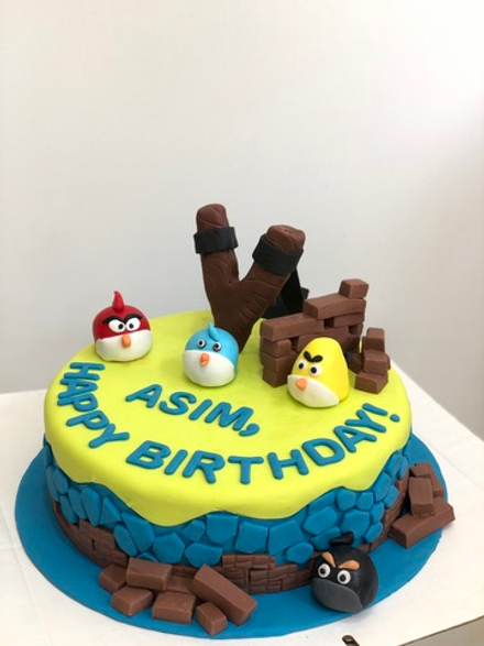Торт на день рождение ангри бердс, Angry Birds,  мальчику, девочке.