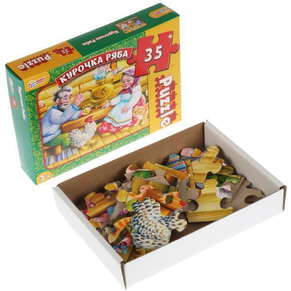 Макси-пазл 35эл. "Курочка Ряба" 4680107932624 (Умные игры)