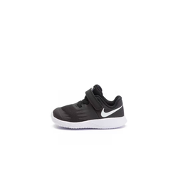 alt="Nike Star Runner 3 TDV Black White DA2778-003 детские кроссовки для малышей черно-белые вид сбоку на белом фоне"
