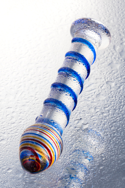 Фаллоимитатор Sexus Glass, стекло, 18 см