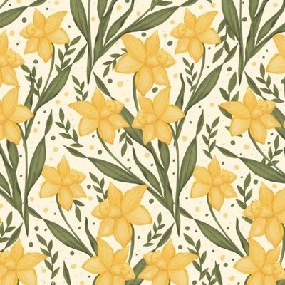 Daffodils garden