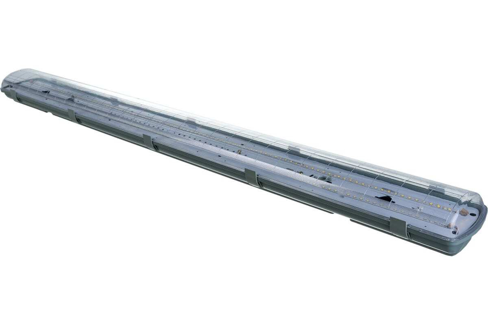 Светильник LED ДСП Айсберг 58W-7250Лм IP65 6000К прозрачн. 1262x124x85мм vs102-58-tr-6k