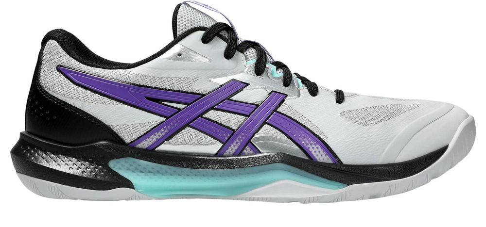 Мужские кроссовки для бадминтона/сквоша Asics Gel-Tactic 13 - concrete/radiant amethyst