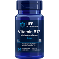 Vitamin B12 Methylcobalamin 1 мг 60 Lozenges Life Extension