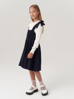 Сарафан школьный для девочки AT972-218 синий