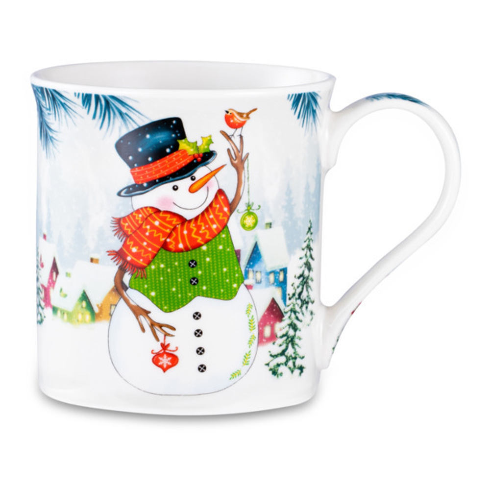 Кружка 9см Lamart Noel Веселые деньки Снеговик