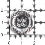 Пуговицы 4 прокола 32L=20 мм, (Silver (серебристый)), 24 шт