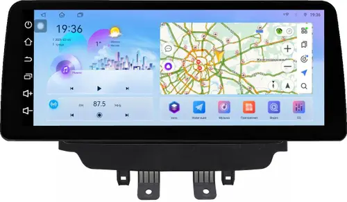 Магнитола для Mazda CX-3 2014-2023 (ШГУ цветной) - FarCar S500+TS10 монитор 12.3" 2K QLED на Android 14, Быстрая, CarPlay, 4G SIM-слот