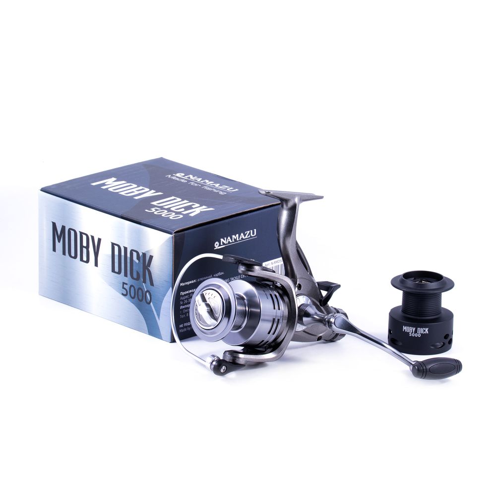 Катушка безынерционная Namazu Pro Moby Dick MD5000 5+1 подш., метал. шпуля + запасная графит. шпу