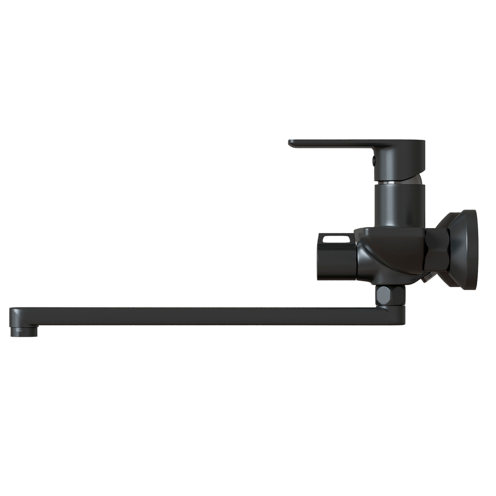 Смеситель для ванны и раковины 35k MIXLINE МЛ33-02Г(ML33-02GR)"Сити " ГРАФИТ