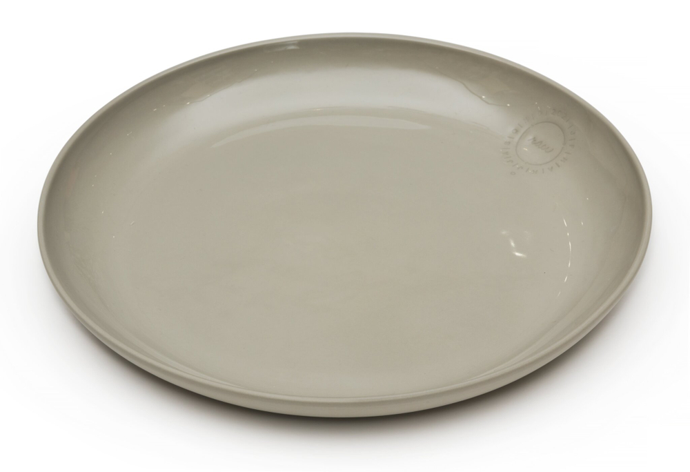 Тарелка SERVING PLATTER LARGE round Сервировочная Feinedinge Серый