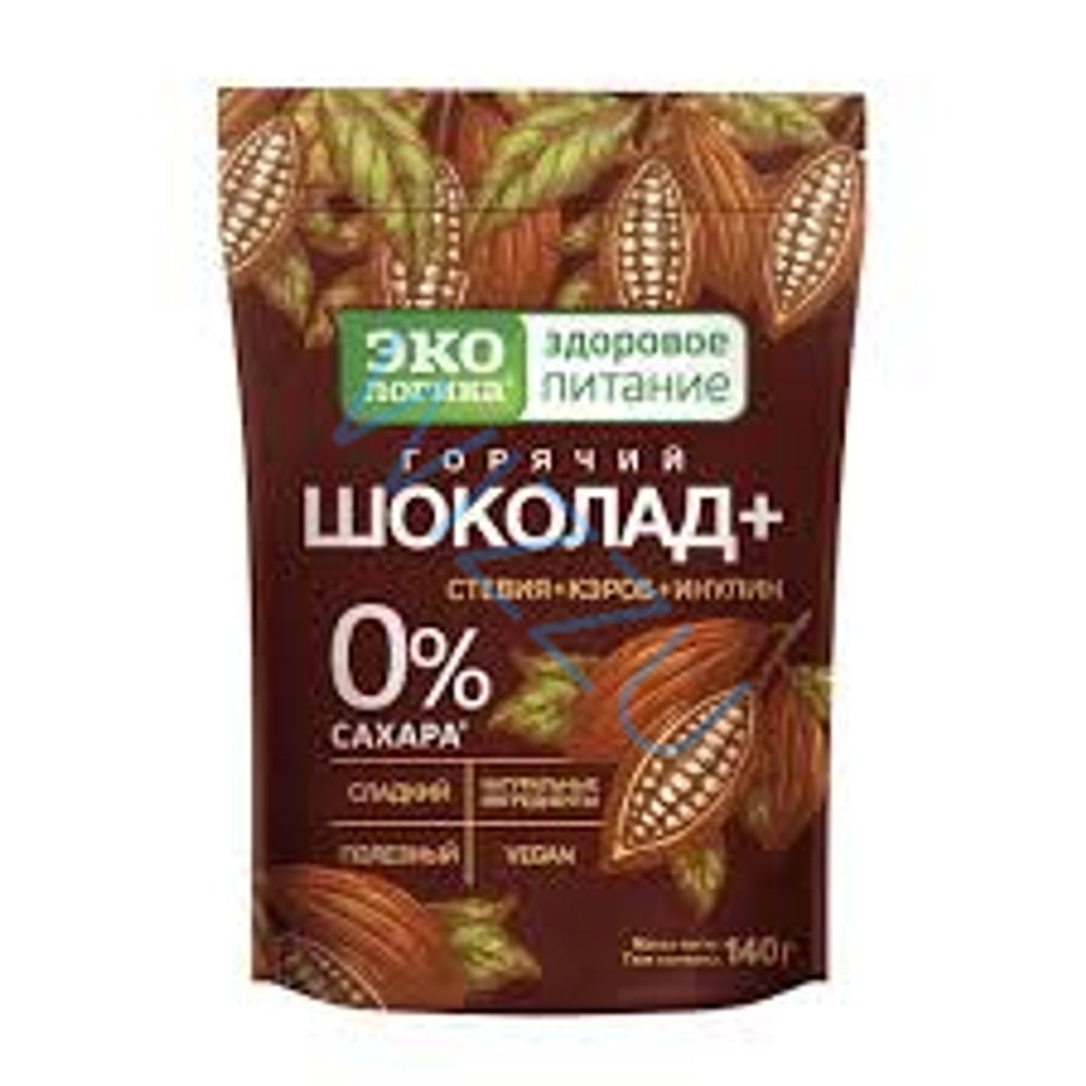 Горячий шоколад плюс Эко Логика без сахара 140 гр