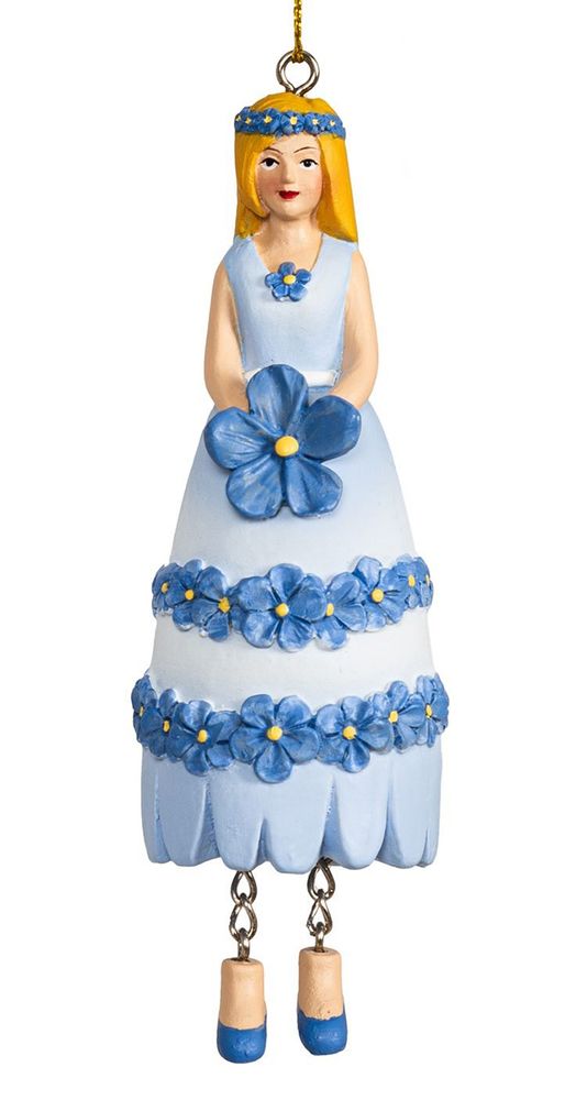 Фигурка декоративная Fiebiger Floristik: Blumenmädchen (цветочная фея) Незабудка Фигурка декоративная Fiebiger Floristik: Blumenmädchen (цветочная фея) Незабудка