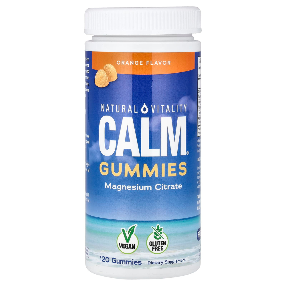Natural Vitality, CALM®, жевательные таблетки, с апельсиновым вкусом, 120 жевательных таблеток