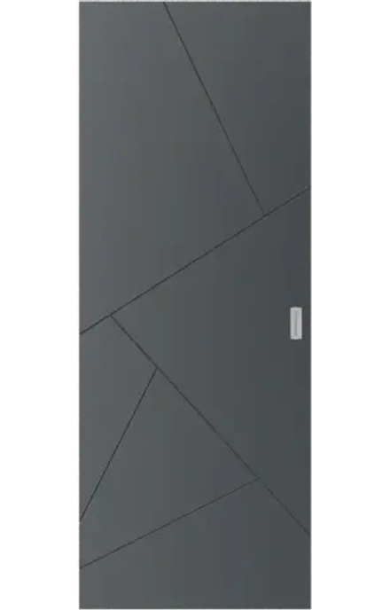 Межкомнатная дверь P18 с раздвижной системой Invisible