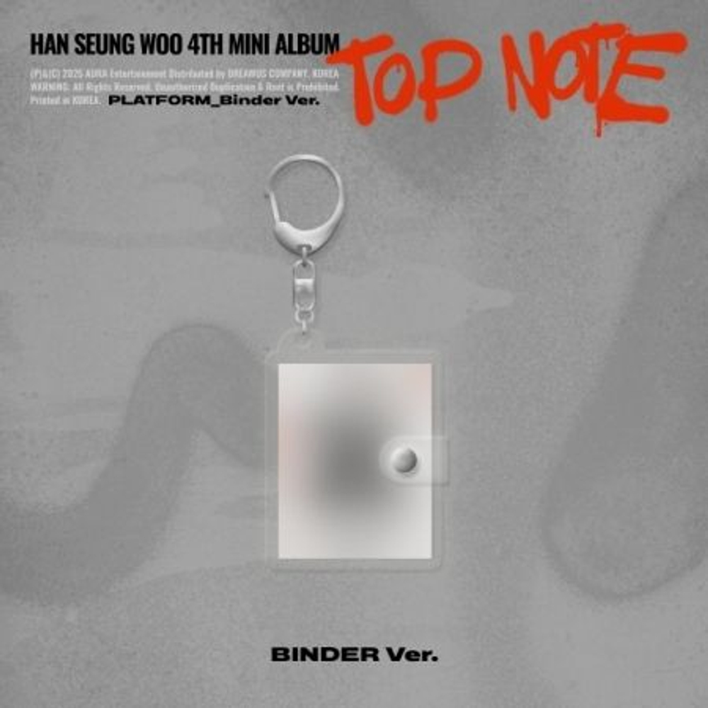 Альбом HAN SEUNG WOO - TOP NOTE 4th Mini Album PLATFORM BINDER Version