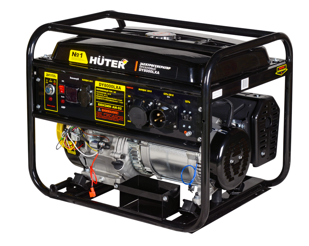 Портативный бензогенератор HUTER DY8000LXA - [6,5 кВт / 220V] с АВР