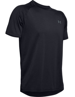 Мужская теннисная футболка Under Armour Tech 2.0 SS Tee Novelty - черный