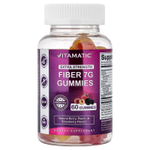 Vitamatic, жевательная клетчатка, с натуральным ягодным вкусом, клубника, 60 жевательных таблеток