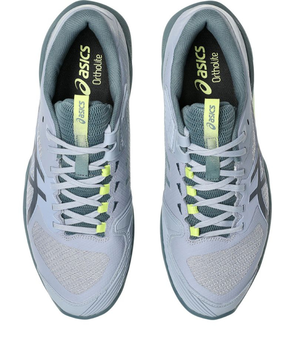 Мужские теннисные кроссовки Asics Solution Speed FF 4 Clay - grey blue/ironclad